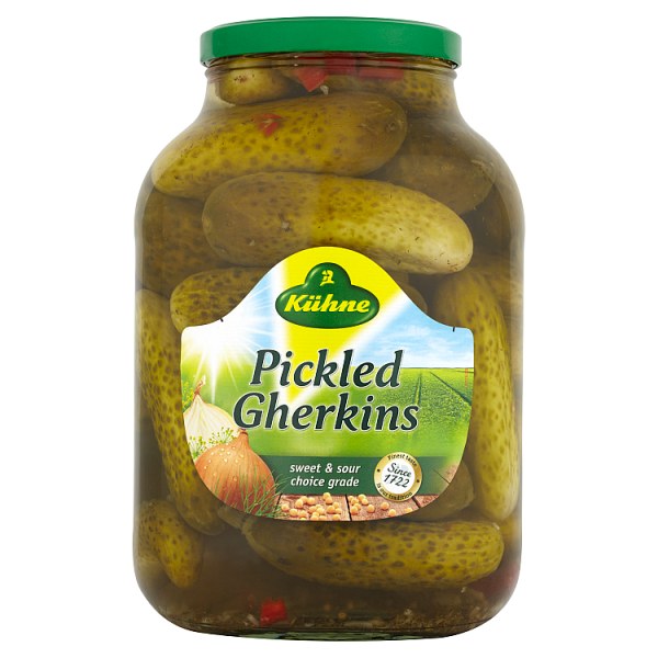 Kühne Pickled Gherkins 2450g, Case of 4 Kühne