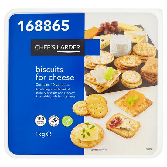 Chef's Larder Biscuits for Cheese 1kg, Case of 6 Chef's Larder