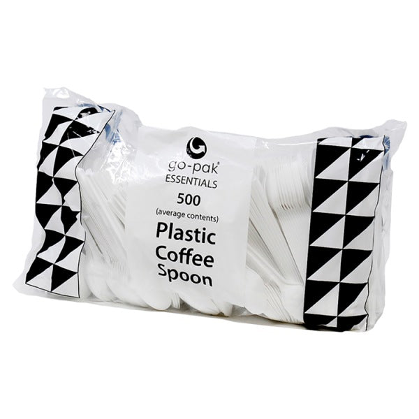 Go-Pak Essentials 500 Plastic Coffee Spoon Go-Pak
