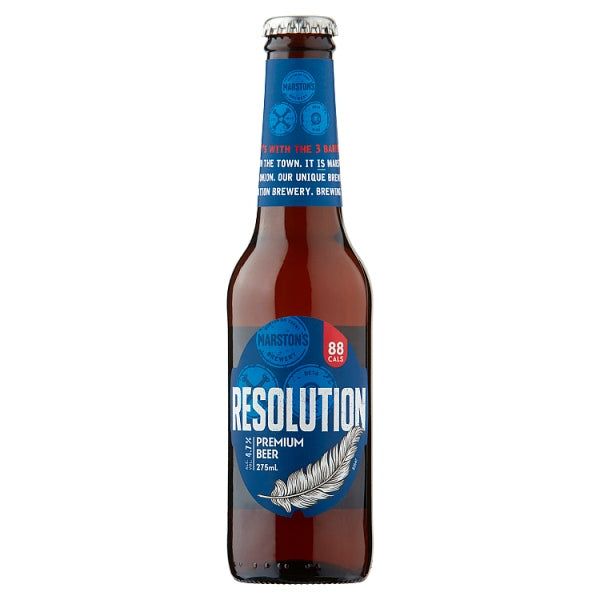 Marston's Brewery Resolution Premium Beer 275ml, Case of 24 Marston's