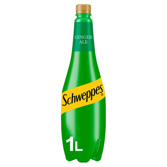 Schweppes Canada Dry Ginger Ale 1L, Case of 6 British Hypermarket-uk Schweppes