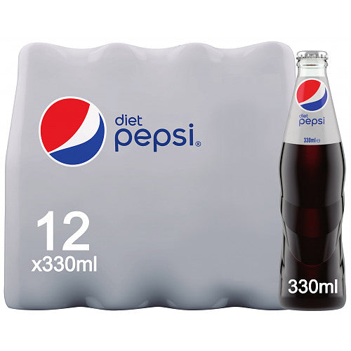 Diet Pepsi Cola Bottle 12x330ml Pepsi
