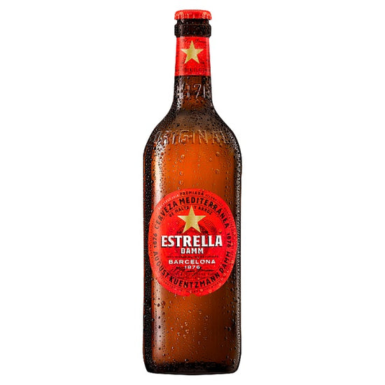 Estrella Damm Beer 660ml, Case of 12 Estrella Damm