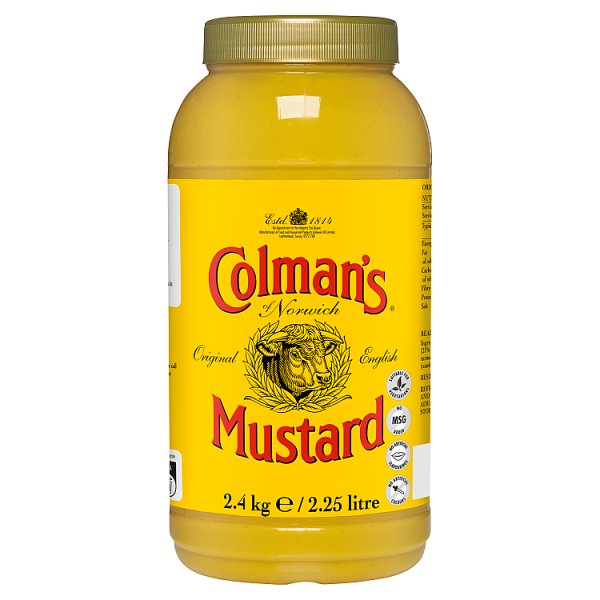 Colman's Original English Mustard 2.25L, Case of 2 Colman's
