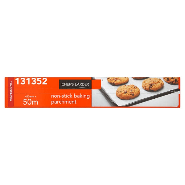 Chef's Larder Bacofoil Professional Non-Stick Baking Paper 50m, Case of 9 Chef's Larder