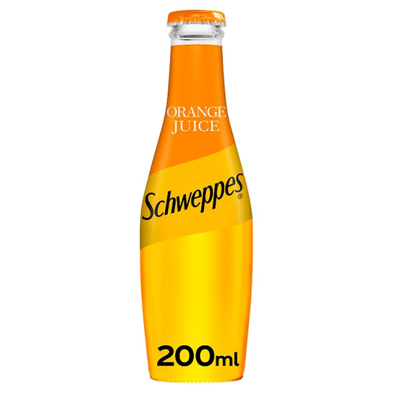 Schweppes Orange Juice 24 x 200ml, Case of 24 British Hypermarket-uk Schweppes