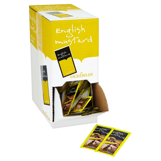 Lichfields English Mustard 200 x 5g Lichfields