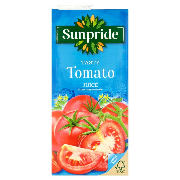 Sunpride Tasty Tomato Juice from Concentrate 1 Litre, Case of 12 Sunpride