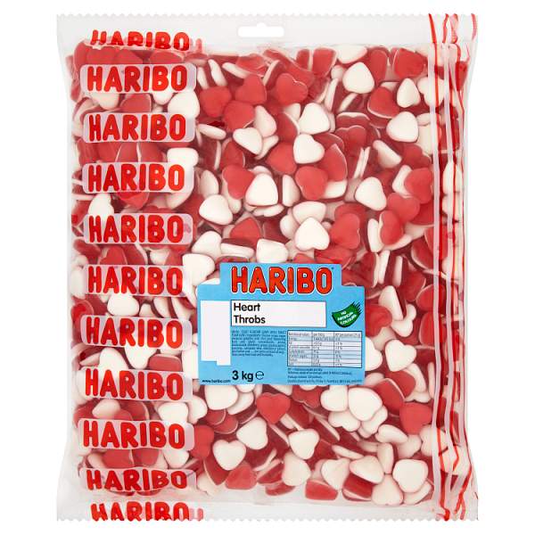 Haribo Heart Throbs 3kg Haribo