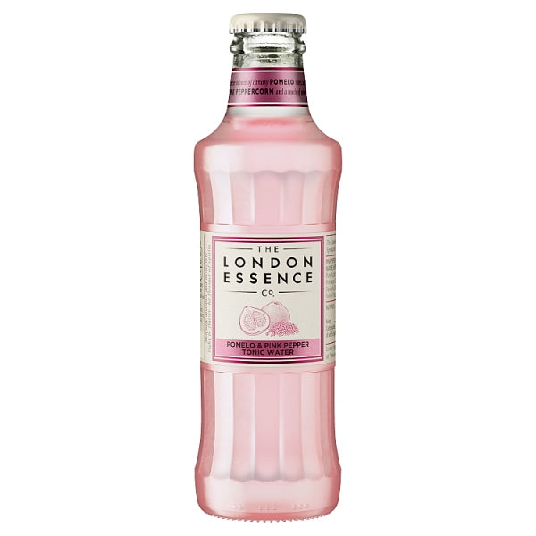 The London Essence Co. Pomelo & Pink Pepper Tonic Water 24 x 200ml, Case of 24 British Hypermarket-uk The London Essence Co.