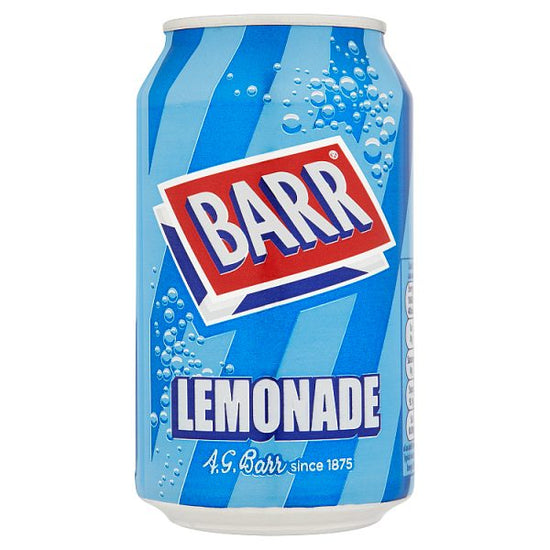 Barr Lemonade 330ml, Case of 24 Barr