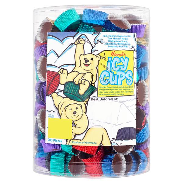 Hannah's Icy Cups 200 Pieces Hannah's