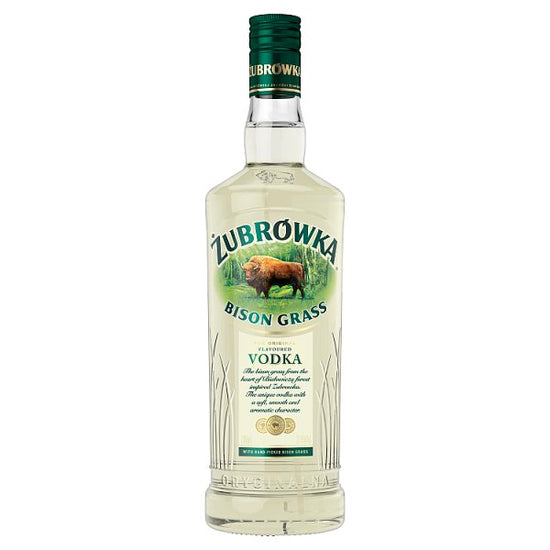 Żubrówka Bison Grass The Original Flavoured Vodka 700ml British Hypermarket-uk Żubrówka