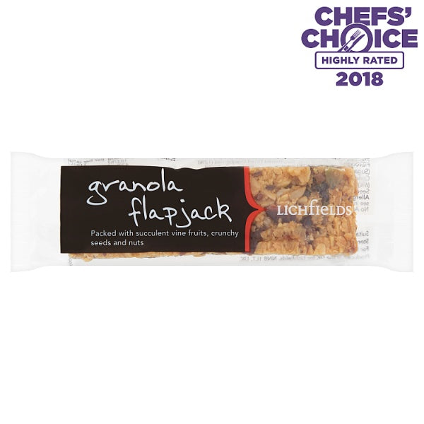 Lichfields Granola Flapjack 65g, Case of 18 Lichfields