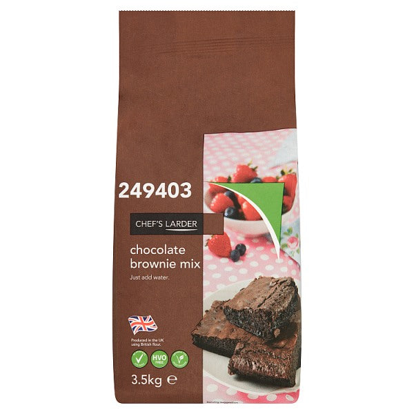Chef's Larder Chocolate Brownie Mix 3.5kg, Case of 4 Chef's Larder