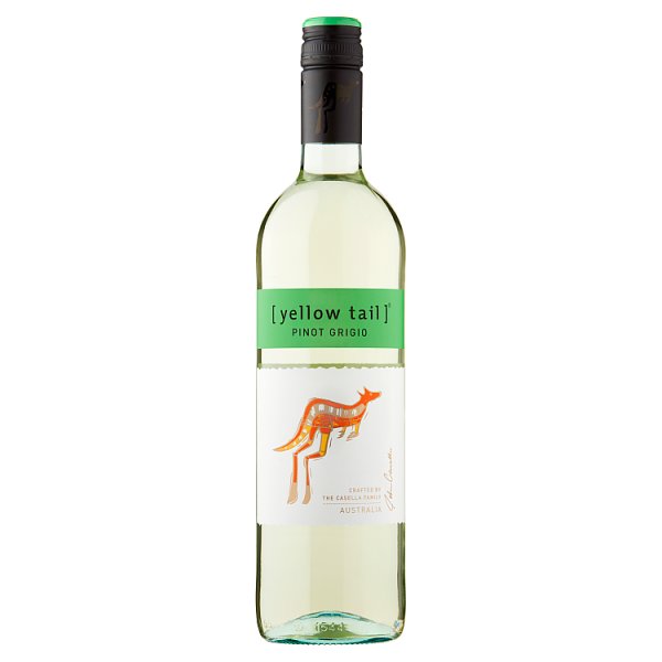 Yellow Tail Pinot Grigio 750ml, Case of 6 Australian wine British Hypermarket-uk Yellow Tail