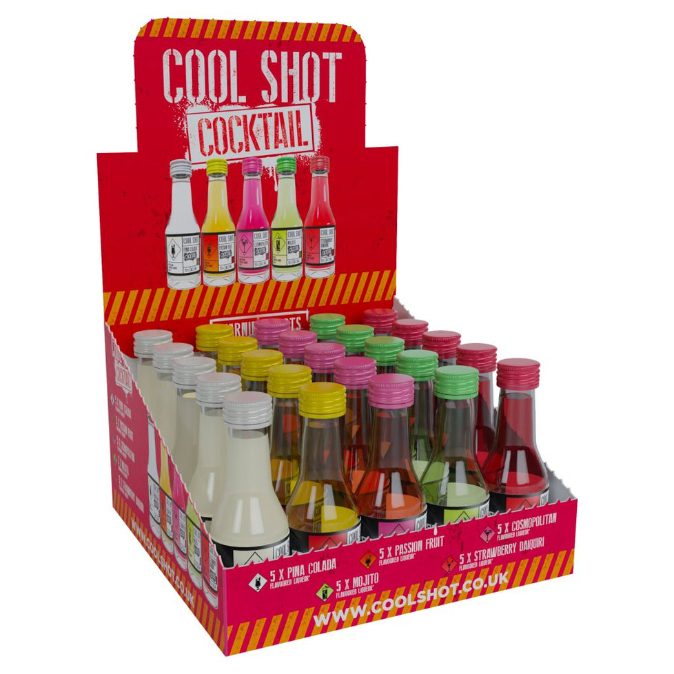 Cool Shot Cocktail 25 x 20ml (500ml), Case of 150 Cool Shot