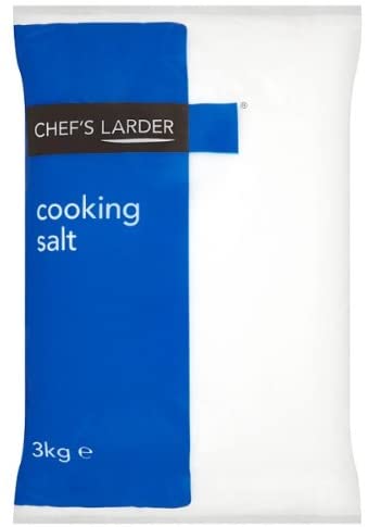 Chef's Larder Salt 3kg, Case of 4 Chef's Larder