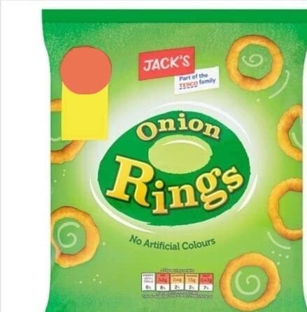 Jack's Onion Rings 70g [PM 75p 2 for £1.25 ], Case of 16 Jack's