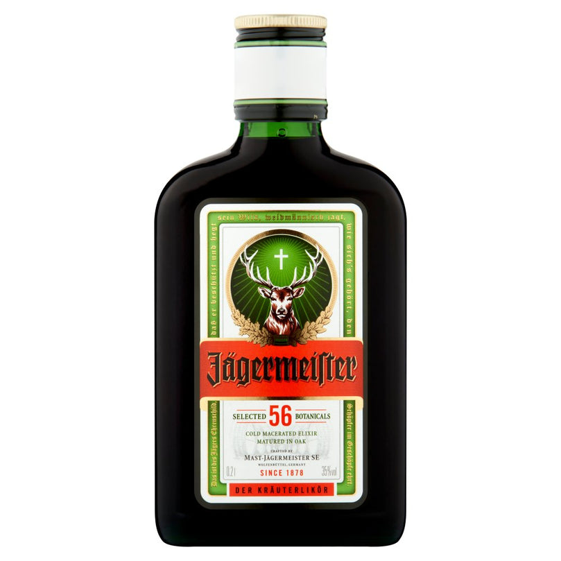 Jägermeister Herbal Liqueur 200ml [PM £6.99 ], Case of 24 Jägermeister
