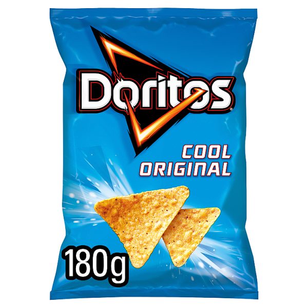 Doritos Cool Original Sharing Tortilla Chips 180g, Case of 12 Doritos
