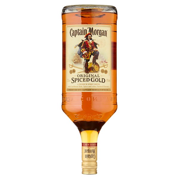 Captain Morgan Original Spiced Gold Rum Based Spirit Drink 1.5L Captain Morgan
