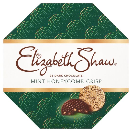 Elizabeth Shaw Dark Chocolate Mint Crisp 175g, Case of 8 Elizabeth Shaw