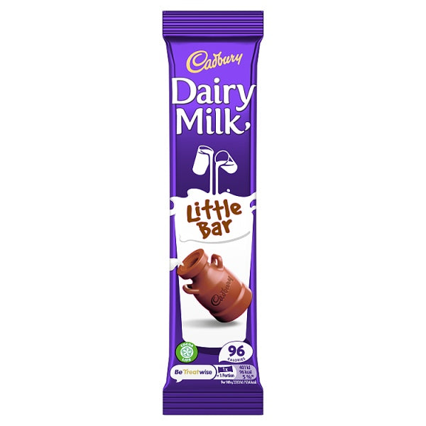 Cadbury Dairy Milk Little Bar 18g, Case of 60 Cadbury