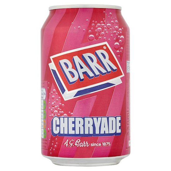 Barr Cherryade 330ml Can, Case of 24 Barr