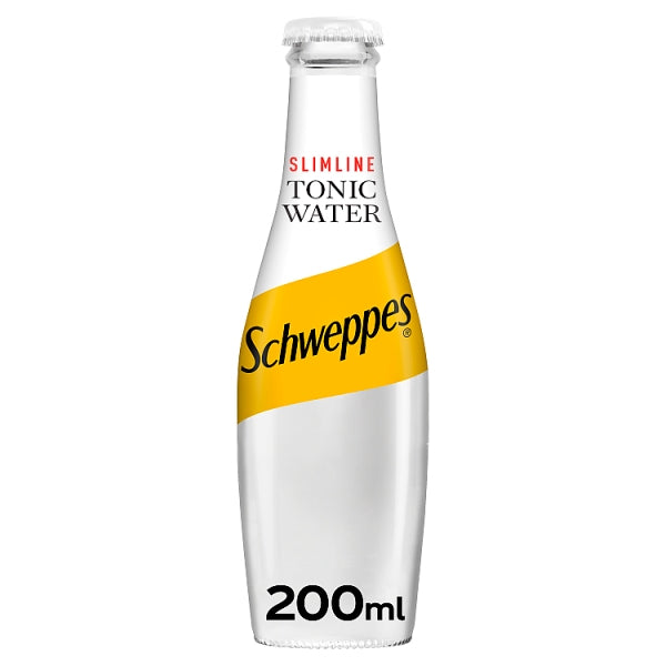 Schweppes Slimline Tonic Water 24 x 200ml, Case of 24 British Hypermarket-uk Schweppes