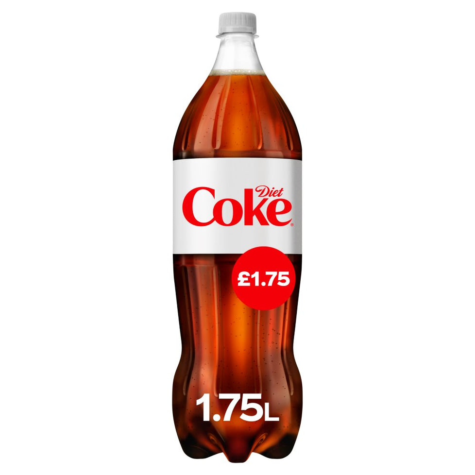 Coke Diet 1.75L, [PM £1.75 ], Case of 6 Coca-Cola
