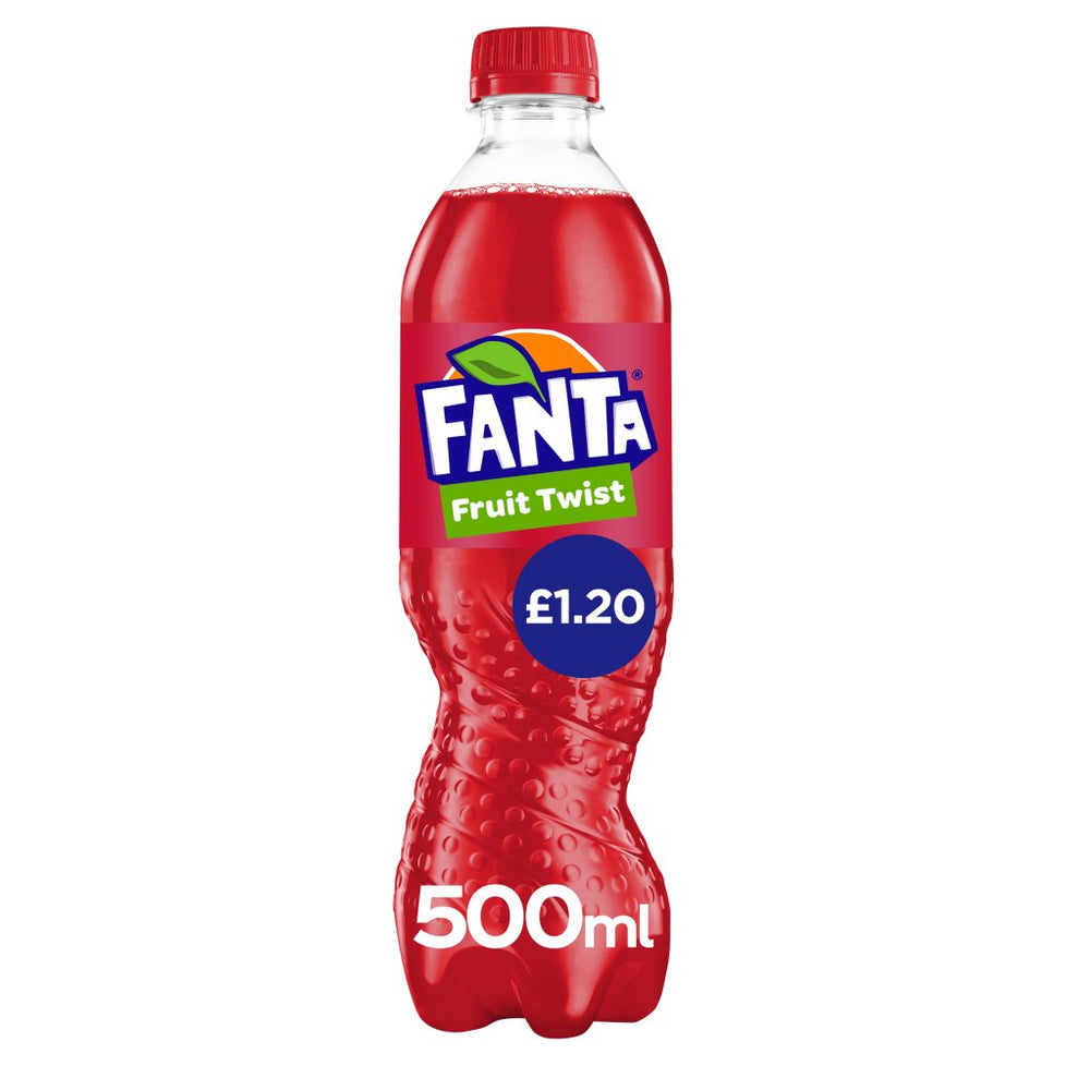 Fanta Fruit Twist 500ml [PM £1.20 ], Case of 12 Fanta