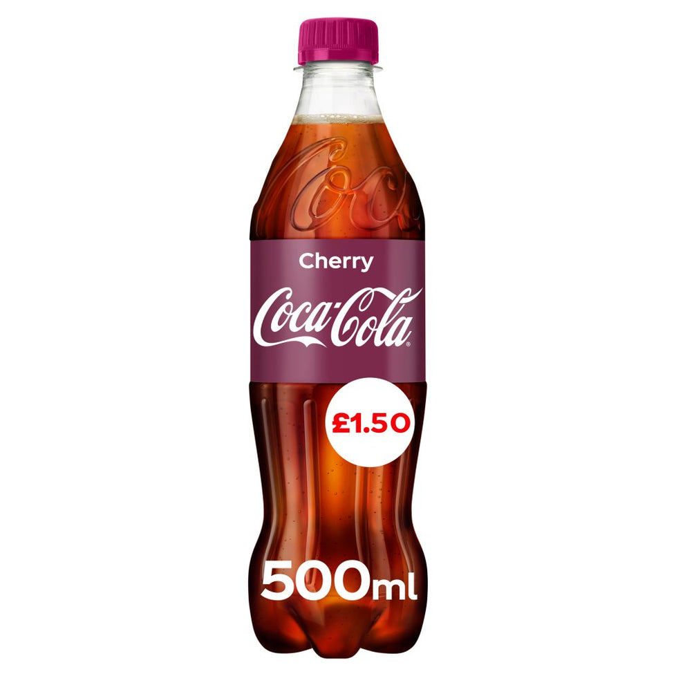Coca-Cola Cherry 500ml [PM £1.50 ], Case of 12 Coca-Cola