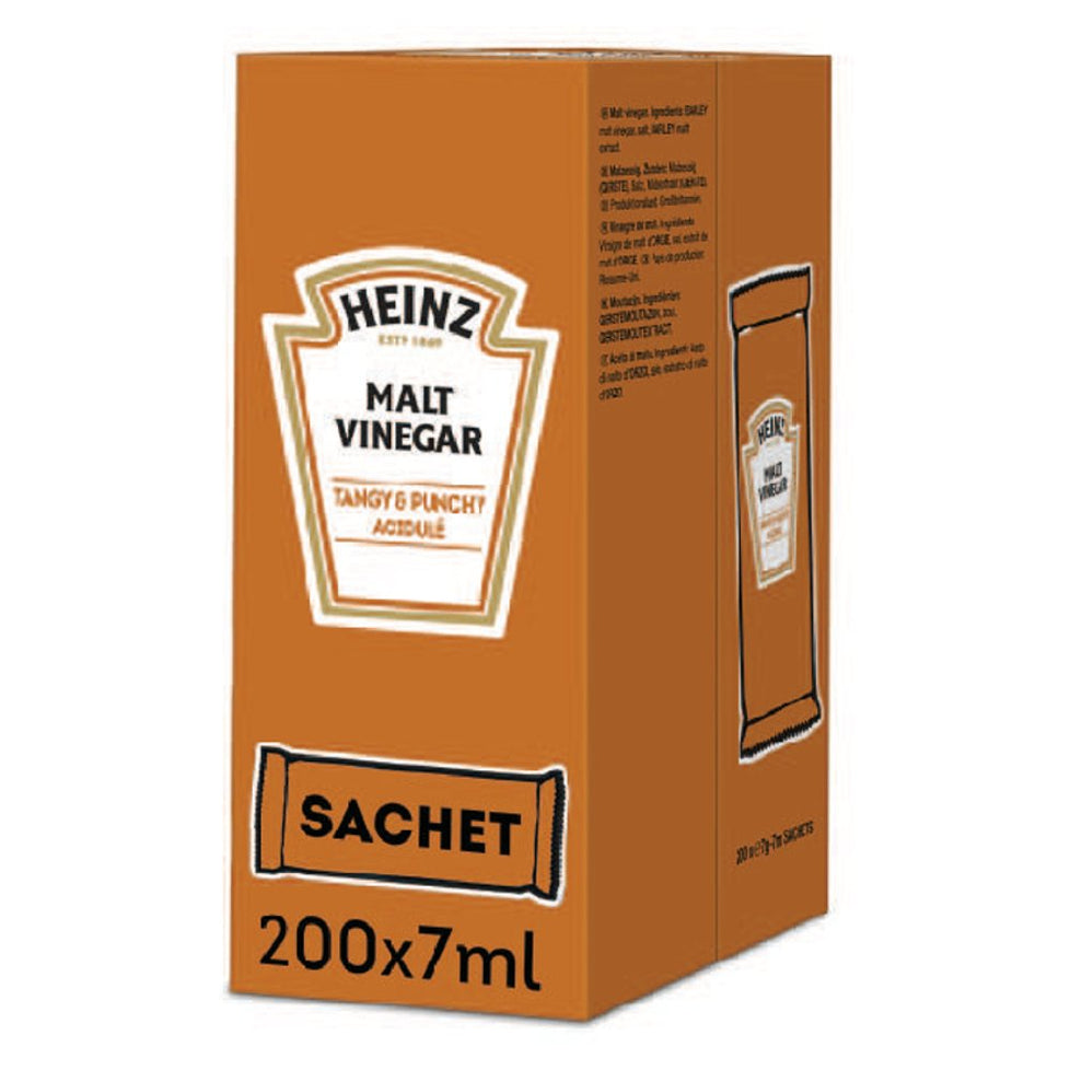 Heinz Malt Vinegar Sachets 200 x 7g Heinz