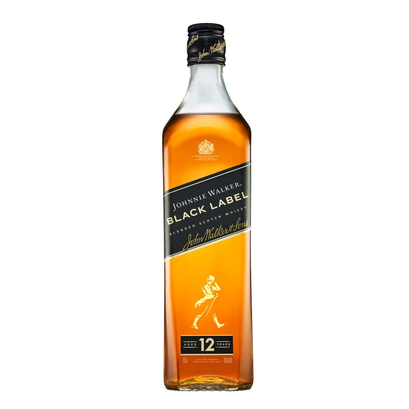 Johnnie Walker Black Label Blended Scotch Whisky 70cl, Case of 6 Johnnie Walker