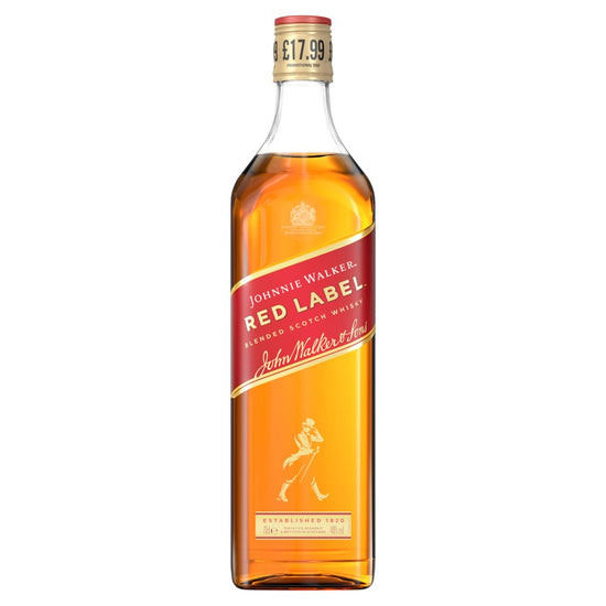 Johnnie Walker Red Label Blended Scotch Whisky 70cl [PM £17.99 ], Case of 6 Johnnie Walker