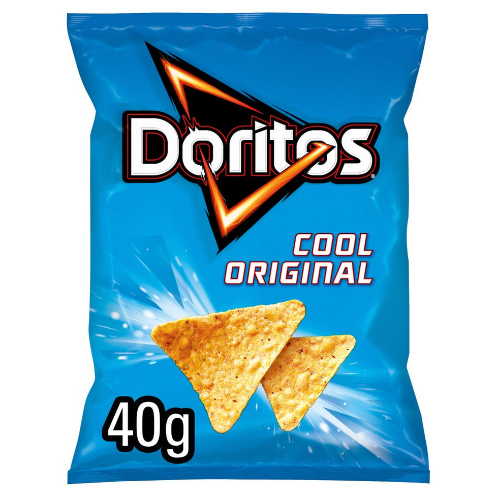 Doritos Cool Original Tortilla Chips 40g, Case of 32 Doritos