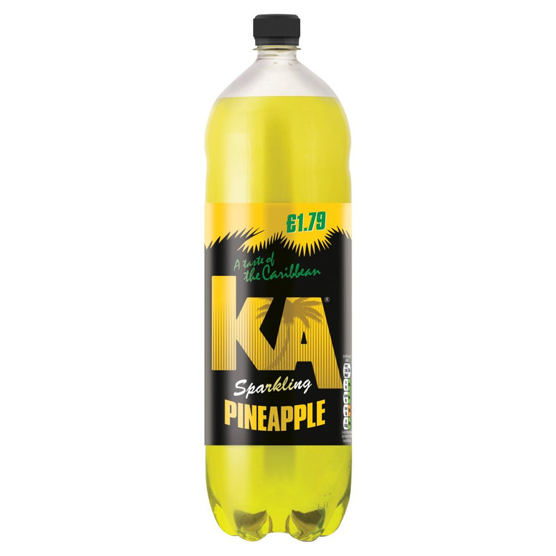 KA Sparkling Pineapple 2 Litre [PM £1.79 ], Case of 6 KA