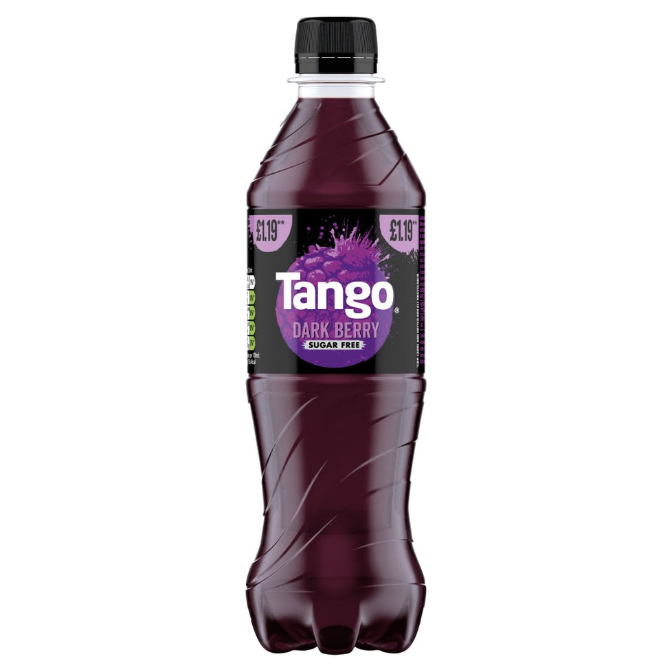 Tango Dark Berry Sugar Free 500ml [£1.19], Case of 12 Tango
