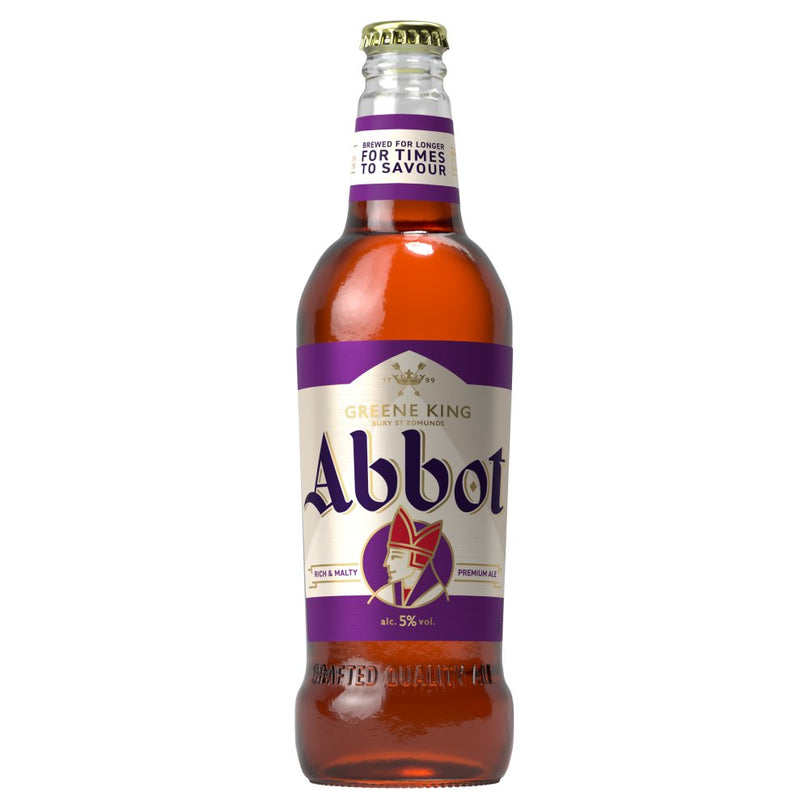 Greene King Abbot Ale 500ml, Case of 8 Greene King