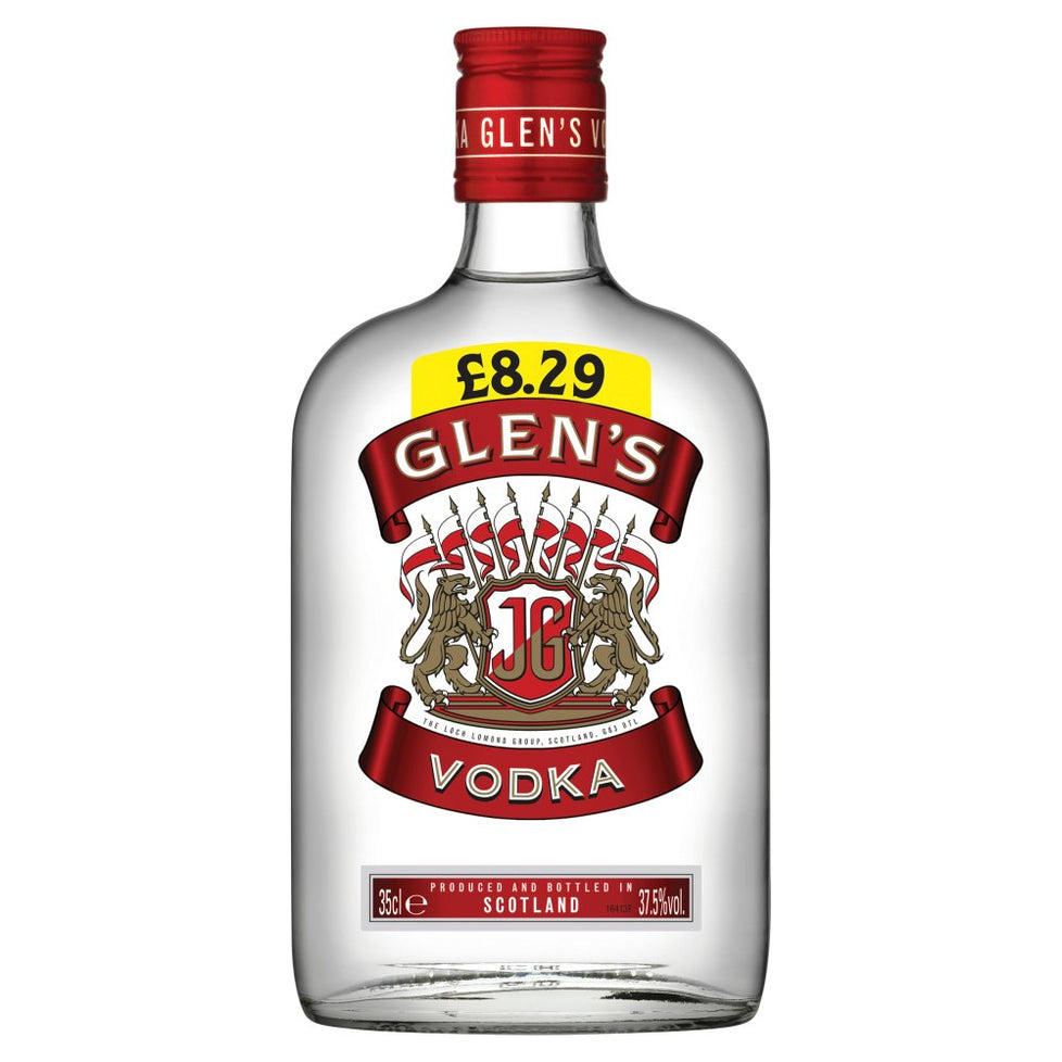 Glen's Vodka 35cl [PM £8.29 ], Case of 24 Glen's