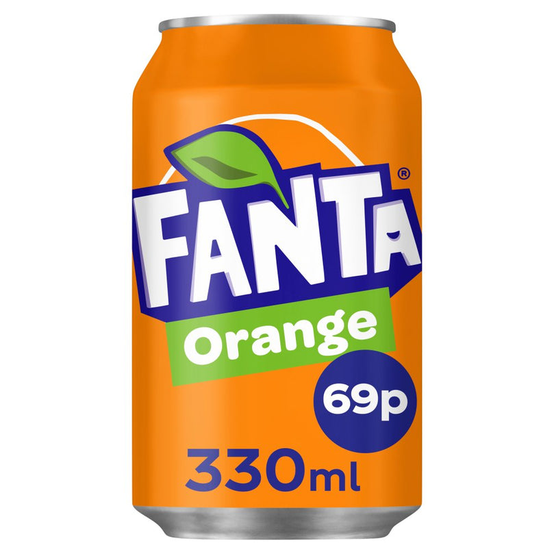 Fanta Orange 24 x 330ml [PM 75p], Case of 24 Fanta