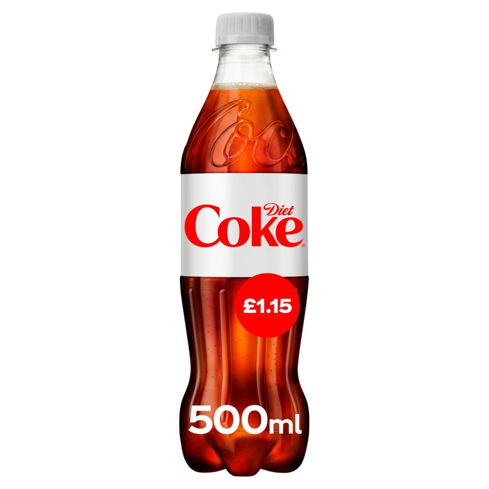 Diet Coke 24 x 500ml  [PM £1.15 ], Case of 24 Diet Coke