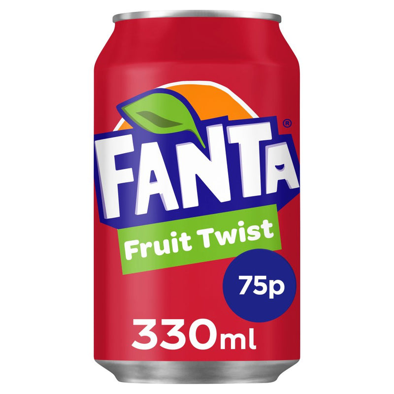 Fanta Fruit Twist 330ml [PM 75p ], Case of 24 Fanta