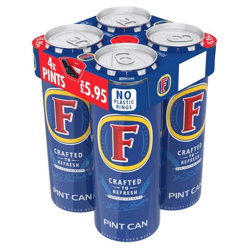 Foster's Lager Beer 4 x 568ml Cans [PM £5.95 ], Case of 6 Foster's