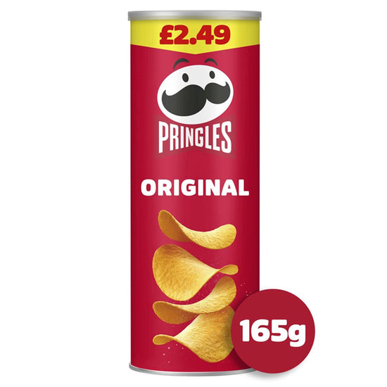 Pringles Original Crisps 165g [PM £2.49 ], Case of 6 Pringles