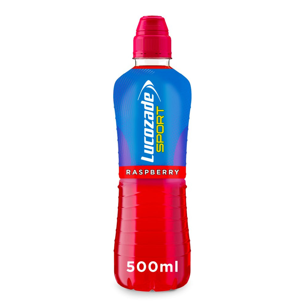 Lucozade Sport Raspberry 500ml, Case of 12 Lucozade