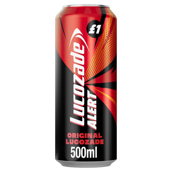 Lucozade Alert Original Energy Drink 500ml [PM £1.39 ], Case of 12 Lucozade