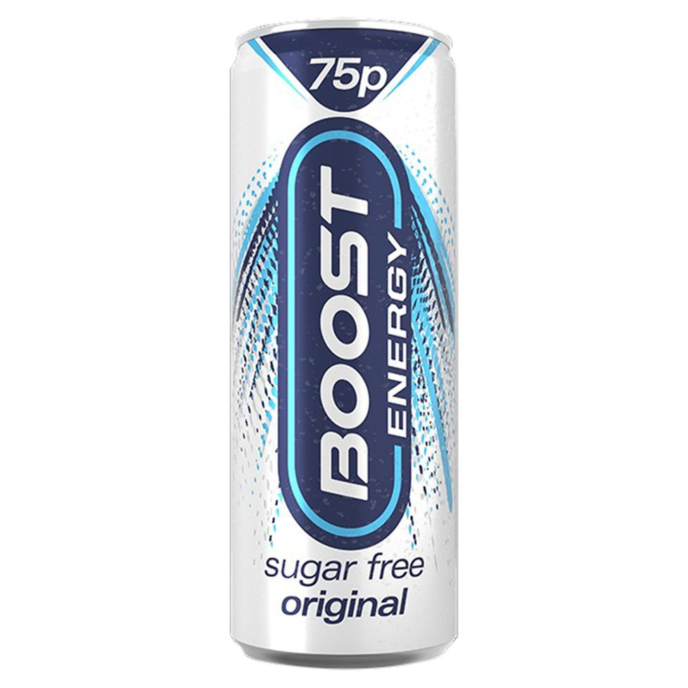 Boost Energy Sugar Free Original 250ml [PM 65p], Case of 24 Boost