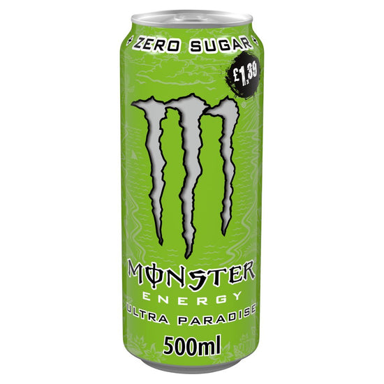 Monster Ultra Paradise Energy Drink [PM £1.39 ], Case of 12 Monster